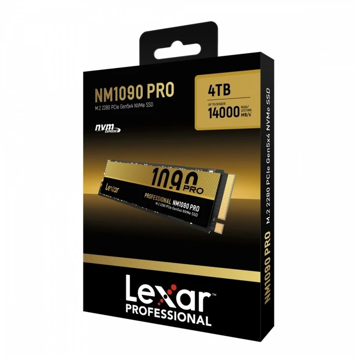 Σκληρός Δίσκος M.2 SSD 4TB Lexar NM1090 Pro Gen5 14000/13000