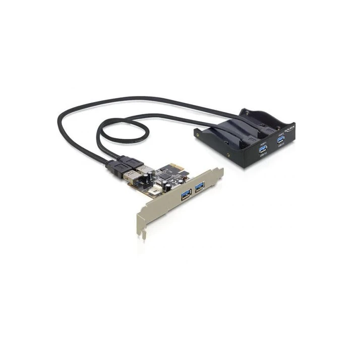 Front Panel 3,5" Delock 4xUSB 3.0 + PCIe Card