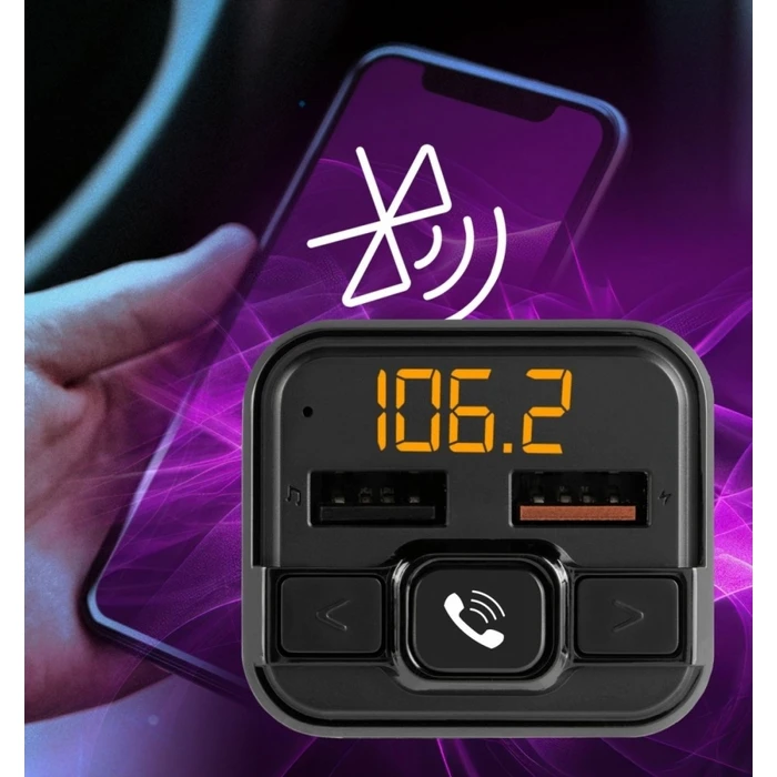 Φορτιστής FM Transmitter Αυτοκινήτου Hama with BT