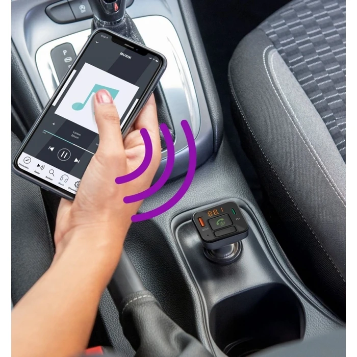 FM Transmitter Αυτοκινήτου Hama with BT