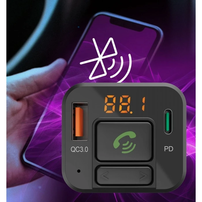 FM Transmitter Αυτοκινήτου Hama with BT