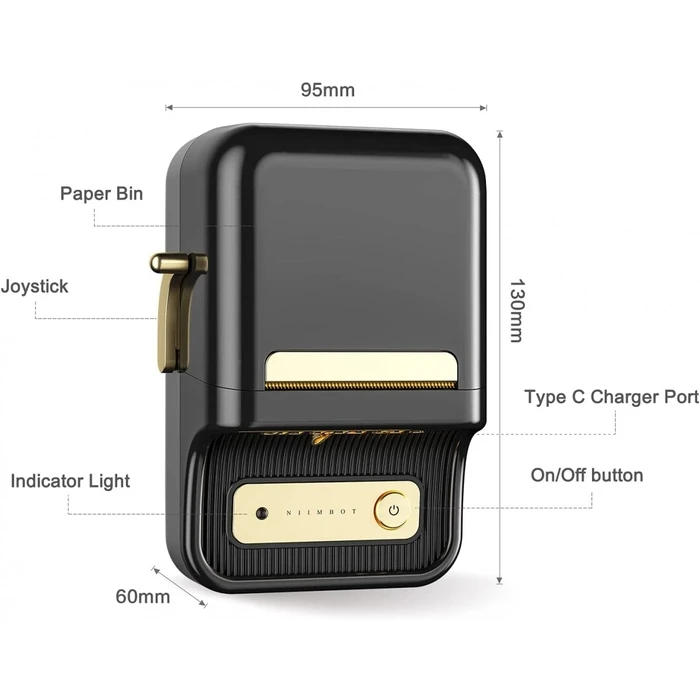 Ετικετογράφος Χειρός Niimbot NIIMBOT B21 S Black