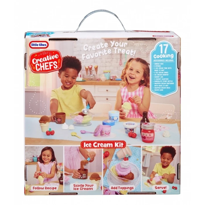 Παιχνίδι Μίμησης Little Tikes Ice Cream Kit Creative Chefs + 17 accessories