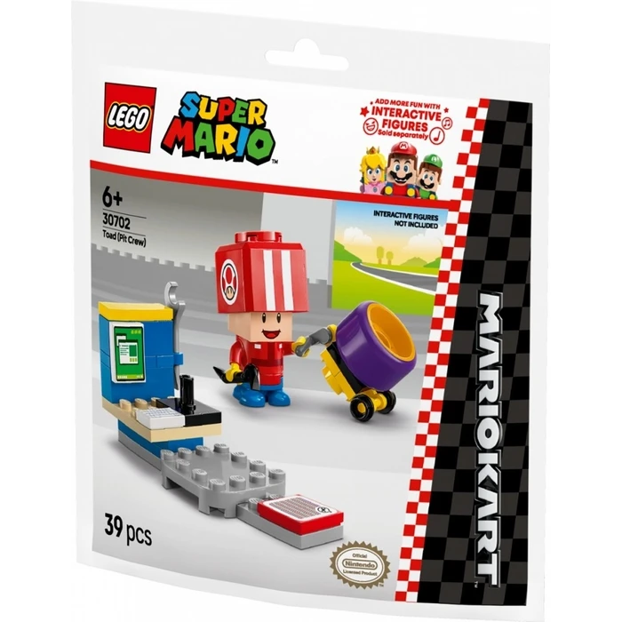 LEGO Bricks Super Mario 30702 Mario Kart - Toad (Pit Crew)