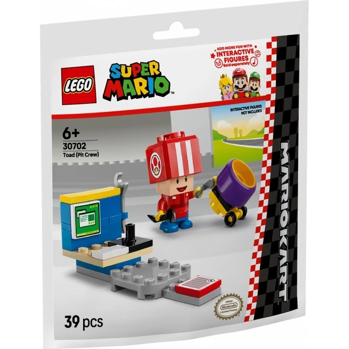LEGO Bricks Super Mario 30702 Mario Kart - Toad (Pit Crew)