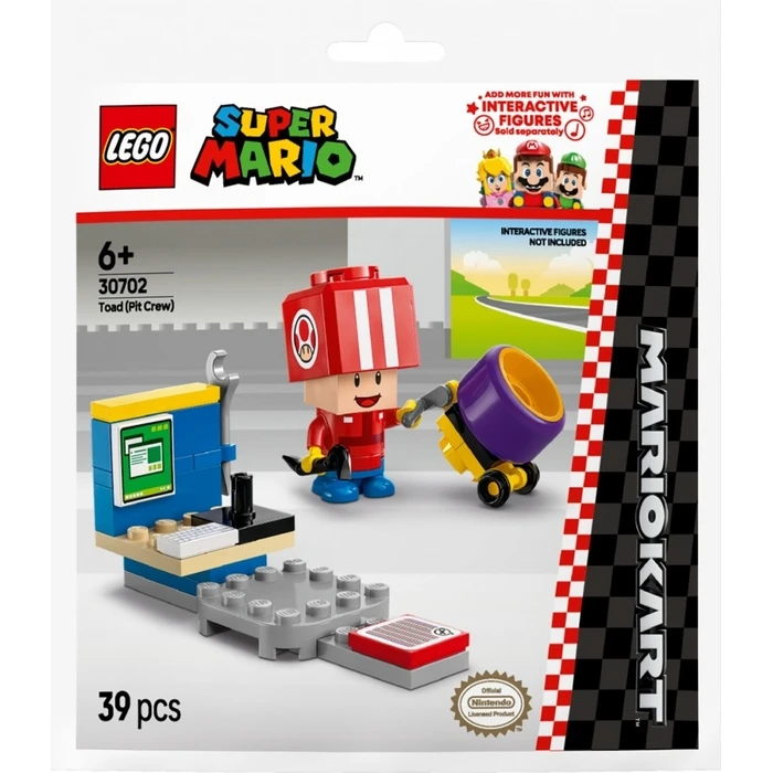 LEGO Bricks Super Mario 30702 Mario Kart - Toad (Pit Crew)