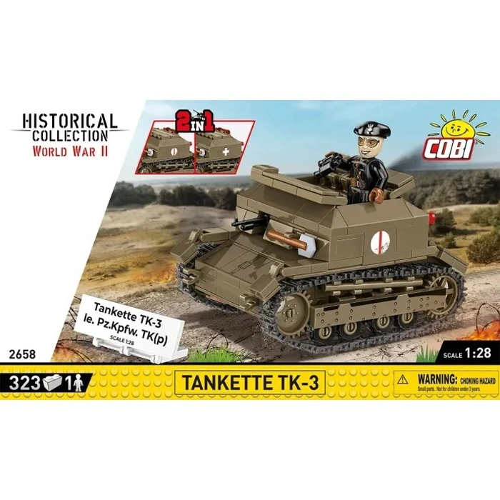 Τουβλάκια Cobi Blocks Tankette TK-3 323 blocks