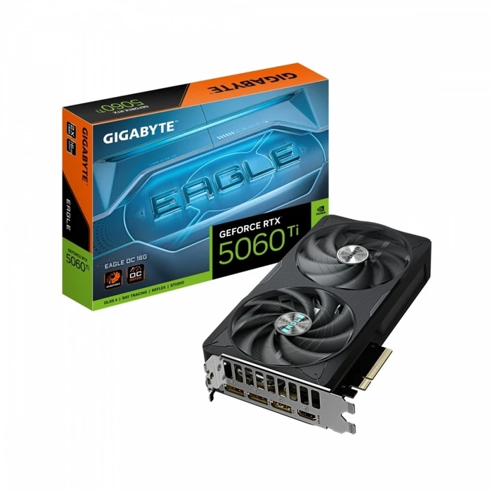 Κάρτα Γραφικών Gigabyte GeForce RTX 5060 Ti EAGLE OC 16 G 128BIT GDDR7 HDMI/3DP
