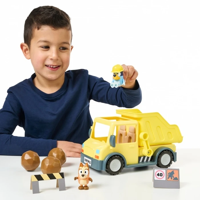 Μινιατούρα TM Toys set Dump truck with 2 figures