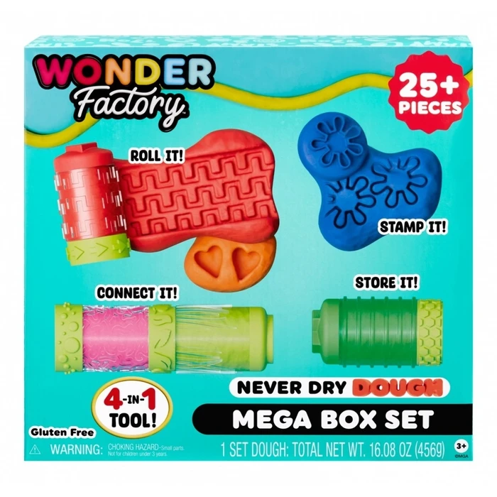Πλαστελίνες MGA Wonder Factory Never Dry Dough Mega Box Set