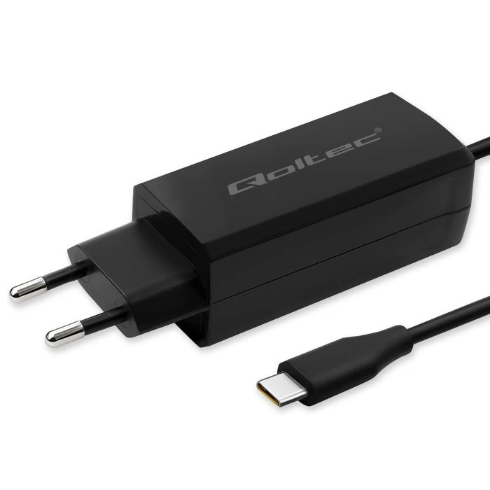Φορτιστής Πρίζας Qoltec 65W GaN 5V 20V 3A 3.25A USB-C 3.1