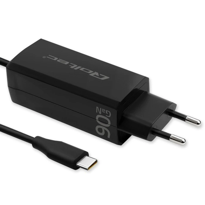 Φορτιστής Πρίζας Qoltec 90W GaN 5V 20V 3A 4.5A USB-C 3.1