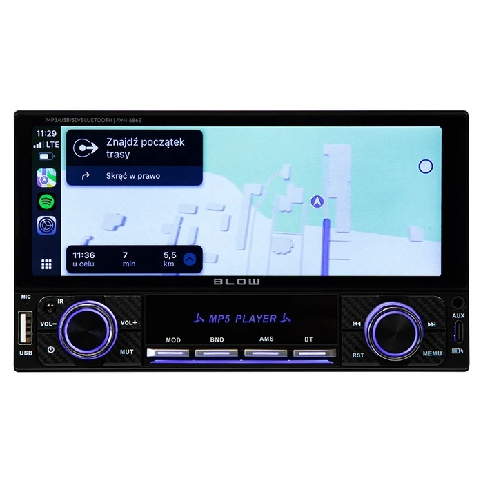 Ηχοσύστημα Αυτοκινήτου Blow AVH-686B 2DIN 7 inches RDS MP3 SD/Bluetooth