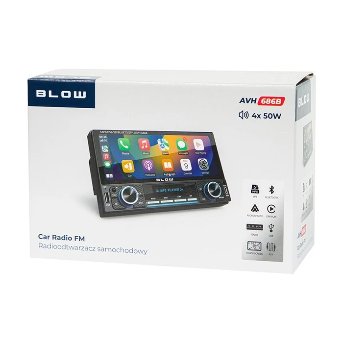 Ηχοσύστημα Αυτοκινήτου Blow AVH-686B 2DIN 7 inches RDS MP3 SD/Bluetooth