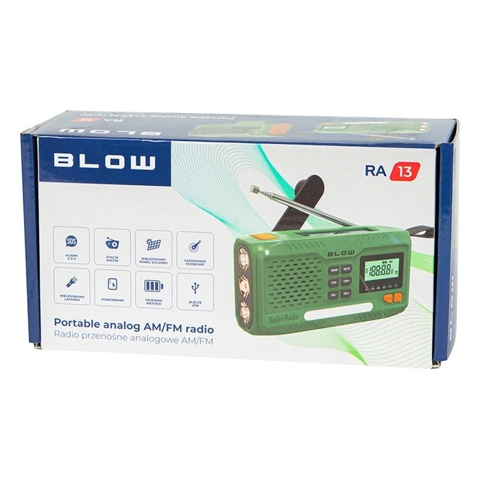 Φορητό Ραδιόφωνο Blow RA13 AM/FM solar