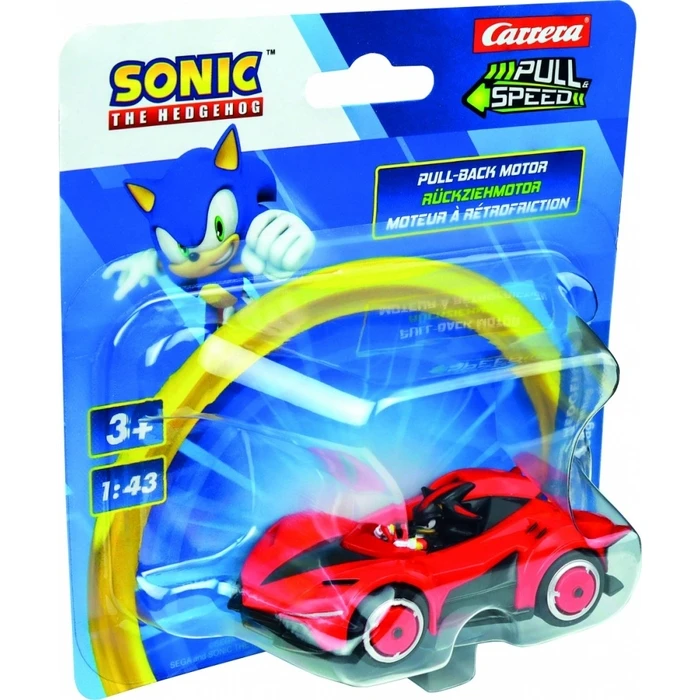 Αυτοκινητάκι Carrera Pull & Speed (pull-back) - Team Sonic Racing Shadow Red 
