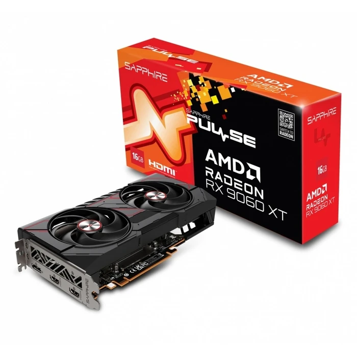 Κάρτα Γραφικών Sapphire Radeon RX 9060 XT PULSE 16GB GDDR6 128bit DP/2HDMI