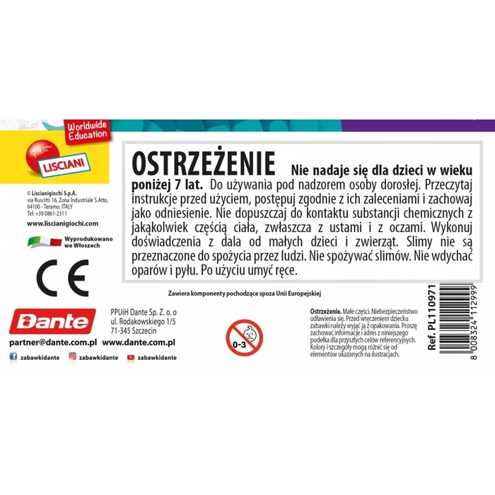 Παιδικές Χειροτεχνίες Lisciani Set Slumi Science - Squeezer Chameleon