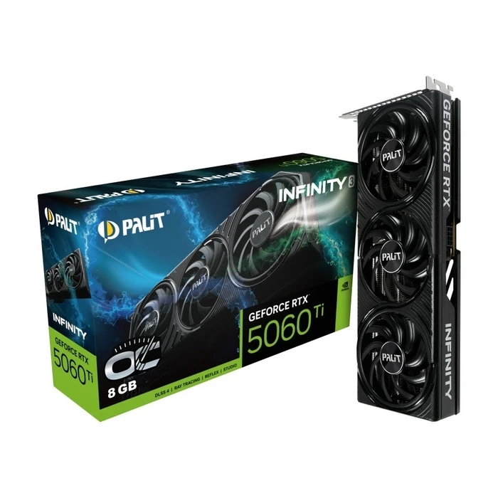 Κάρτα Γραφικών Palit GeForce RTX 5060 TI Infinity 3 OC 8GB GDDR7 128bit 3DP/HDMI