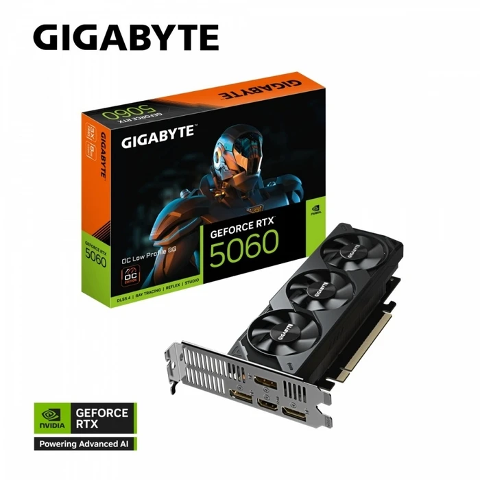 Κάρτα Γραφικών Gigabyte GeForce RTX 5060 OC Low Profile 8G GDDR7 3DP/HDMI