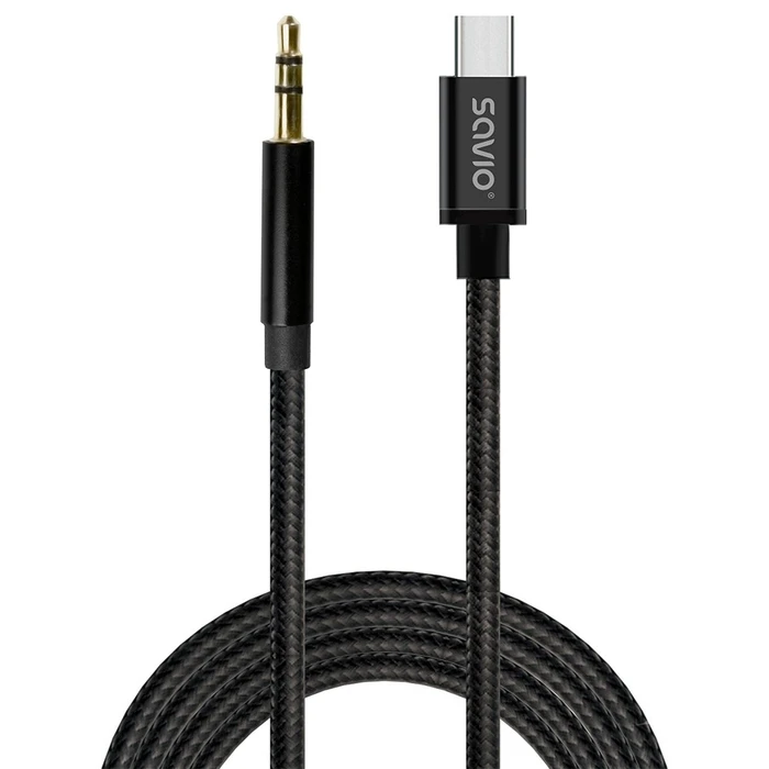 Καλώδιο USB Savio USB-C to mini-Jack cable