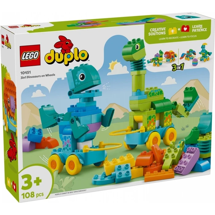 LEGO DUPLO 10451 3 in 1 Dinosaurs on Wheels