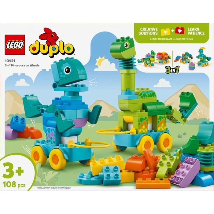 LEGO DUPLO 10451 3 in 1 Dinosaurs on Wheels