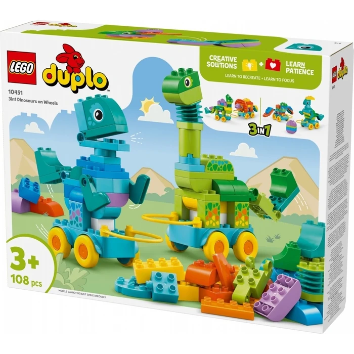 LEGO DUPLO 10451 3 in 1 Dinosaurs on Wheels