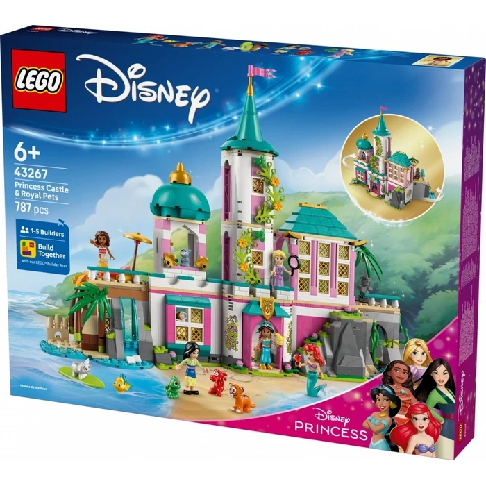 LEGO Disney 43267 Princess Castle and Royal Pets
