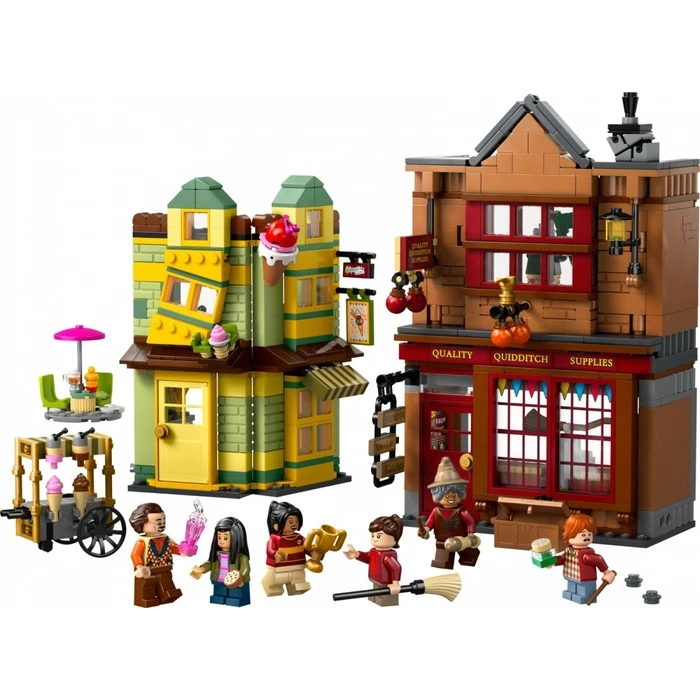LEGO Harry Potter 76452 Branded Quidditch Equipment and Ice Cream Shop