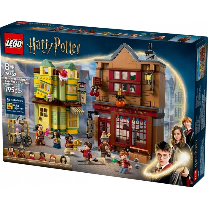 LEGO Harry Potter 76452 Branded Quidditch Equipment and Ice Cream Shop