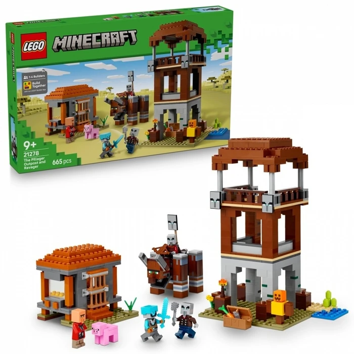 LEGO Minecraft 21278 A hideout for robbers and devastators