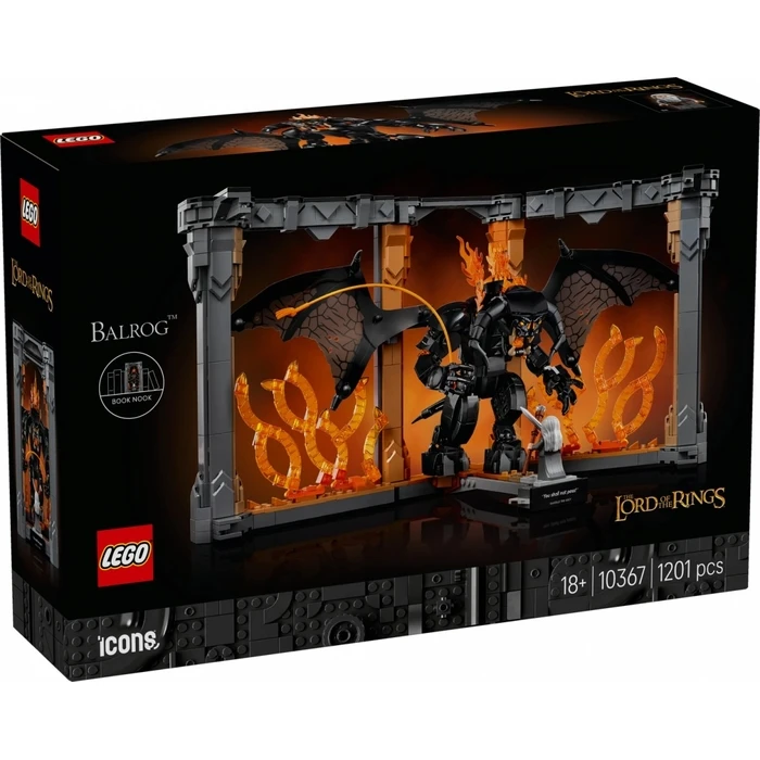 LEGO Icons 10367 The Lord of the Rings: Book Nook with Balrog