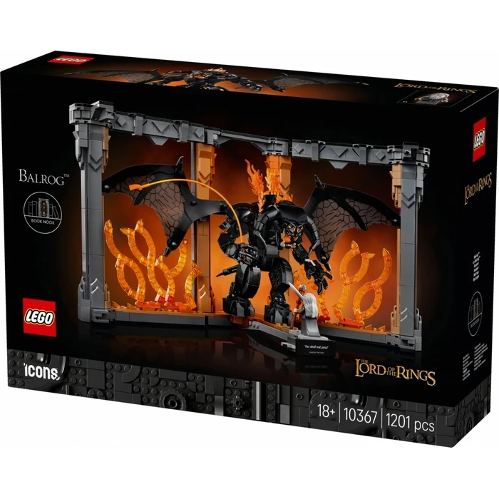 LEGO Icons 10367 The Lord of the Rings: Book Nook with Balrog