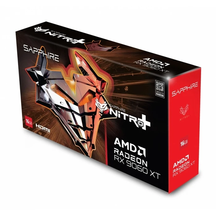 Κάρτα Γραφικών Sapphire Radeon RX 9060 XT NITRO+ 16GB GDDR6 128bit DP/2HDMI