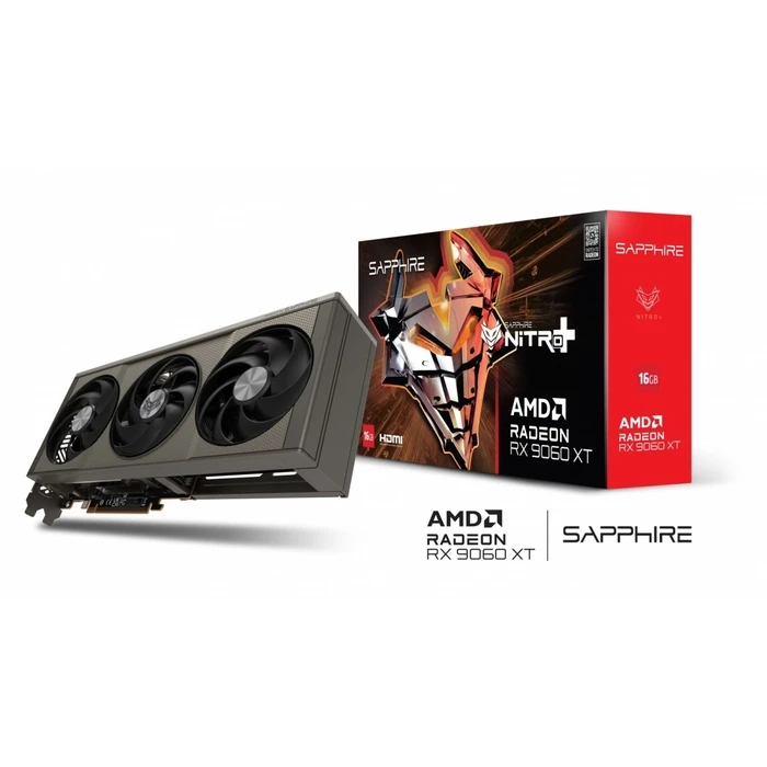 Κάρτα Γραφικών Sapphire Radeon RX 9060 XT NITRO+ 16GB GDDR6 128bit DP/2HDMI