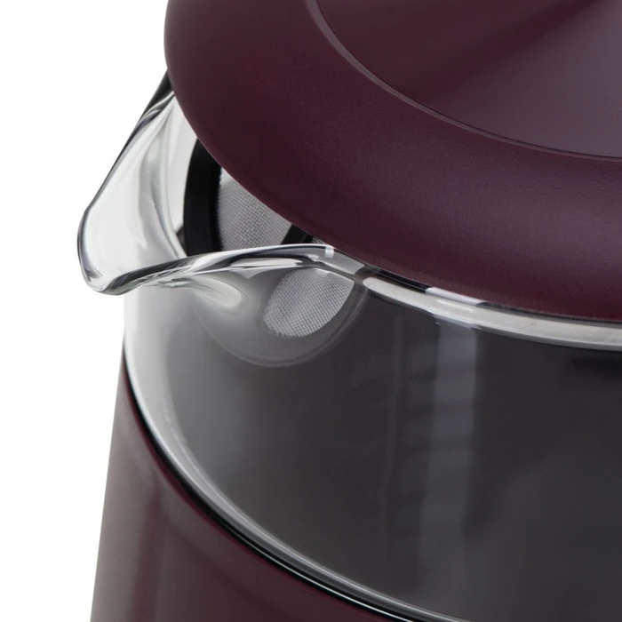 Βραστήρας Adler 1.7 l LED display, temperature control AD 1305 burgundy