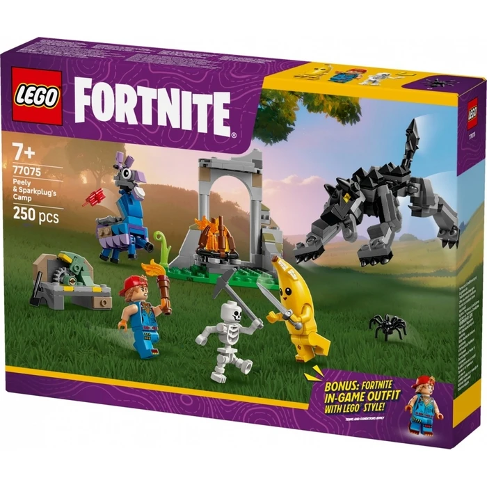 LEGO Fortnite 77075 Skins and Sparks and Camp