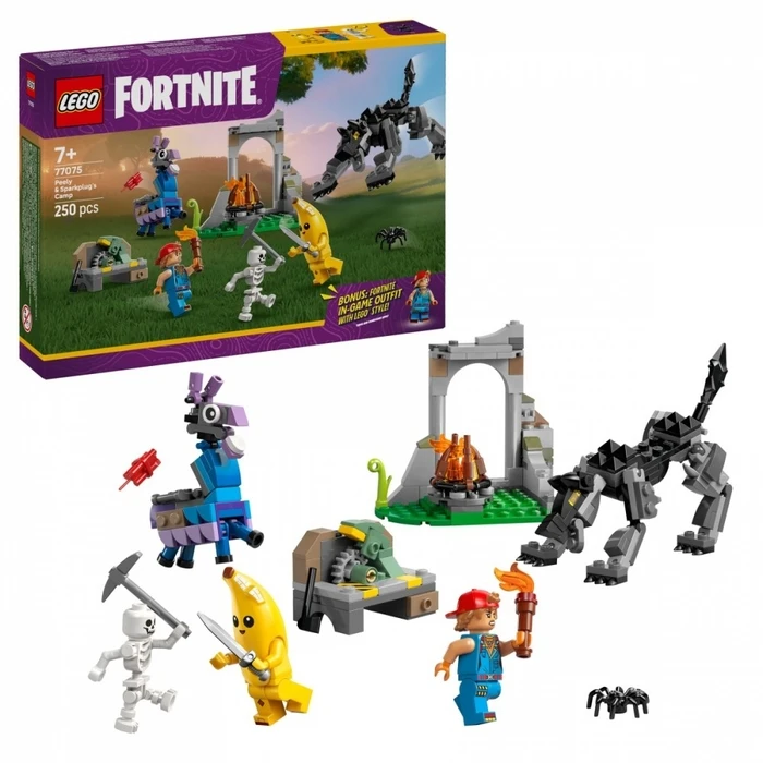 LEGO Fortnite 77075 Skins and Sparks and Camp