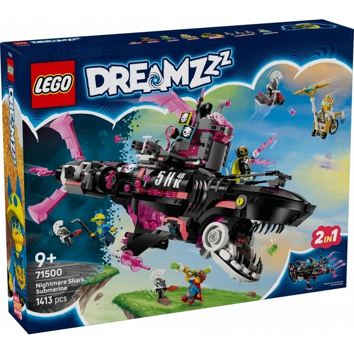Lego DREAMZzz 71500 Nightmare Shark Boat Submarine