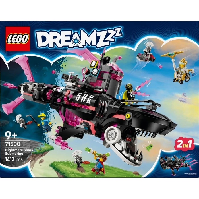 Lego DREAMZzz 71500 Nightmare Shark Boat Submarine
