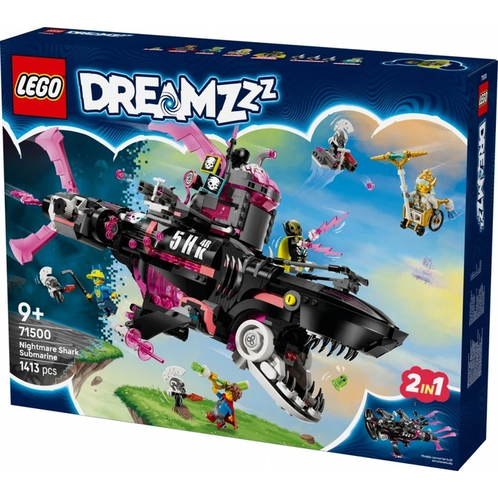 Lego DREAMZzz 71500 Nightmare Shark Boat Submarine