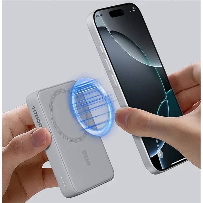 Power Bank Aukey PB-MS04 White Qi2 10000mAh 20W/ MagSafe PD