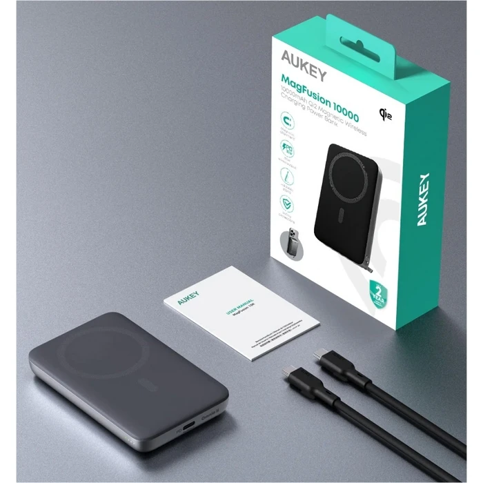 Power Bank Aukey PB-MS06 Qi2 10000mAh 30W MagSafe PD