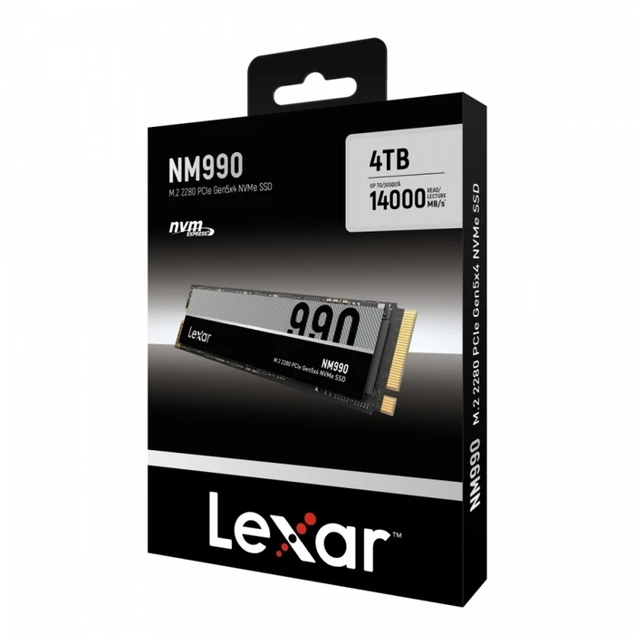 Σκληρός Δίσκος M.2 SSD 4TB Lexar NM990 Gen5 14000/11000