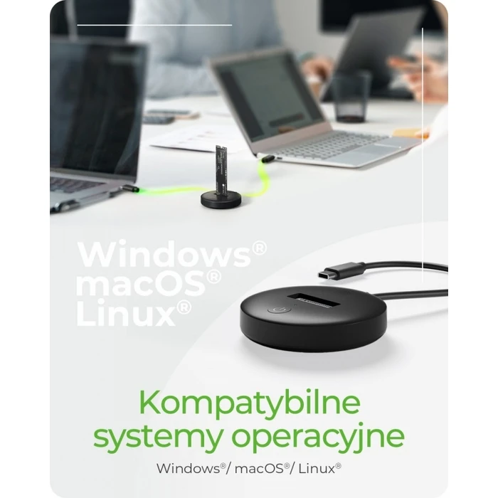 Docking Station Σκληρών Δίσκων Icy Box IB-1610MCD-C31 NVMe+SATA M.2 SSD