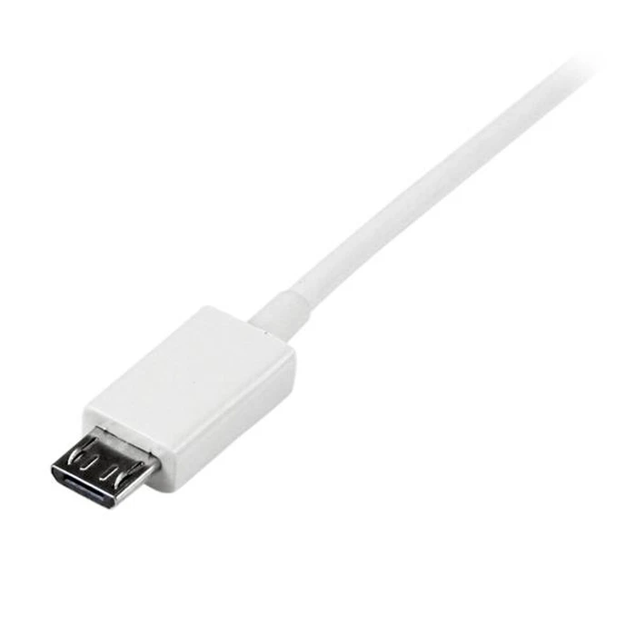 Καλώδιο USB σε Micro USB Startech USBPAUB1MW Λευκό