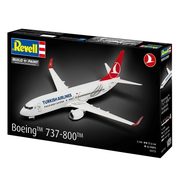 Φιγούρα Μοντελισμού Revell Samolot Boeing 737-800 Turkish Air 1/144