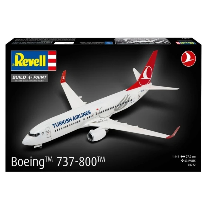 Φιγούρα Μοντελισμού Revell Samolot Boeing 737-800 Turkish Air 1/144