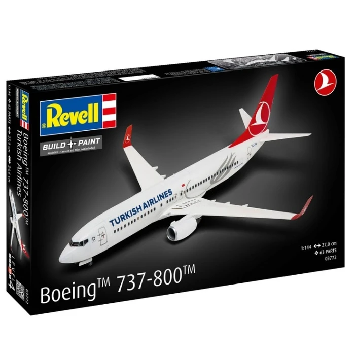 Φιγούρα Μοντελισμού Revell Samolot Boeing 737-800 Turkish Air 1/144